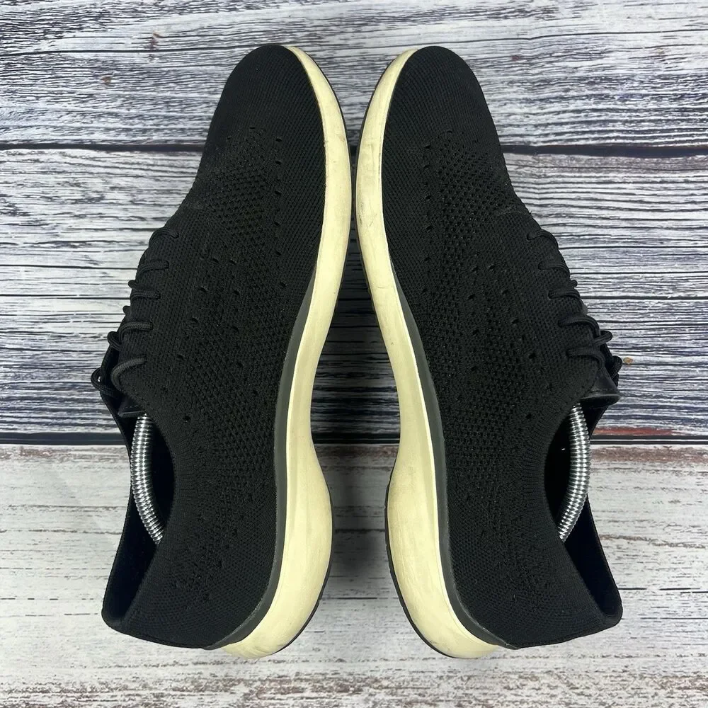 Cole Haan Grand Troy Knit Oxfords Black Ivory Sneakers C35726 Men’s Size 12